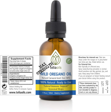 Organic Oil of Oregano with Olive Oil